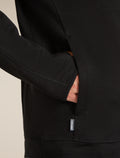 Men's Merino 360 Realfleece™ Elemental Long Sleeve Zip Hoodie Black - 12