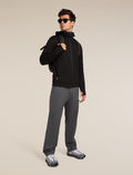 Men's Merino 360 Realfleece™ Elemental Long Sleeve Zip Hoodie Black - 4