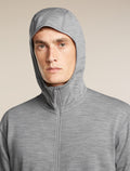 Men's Merino 360 RealFleece™ Elemental Long Sleeve Zip Hoodie Metro Heather - 8