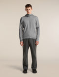 Men's Merino 360 RealFleece™ Elemental Long Sleeve Zip Hoodie Metro Heather - 3