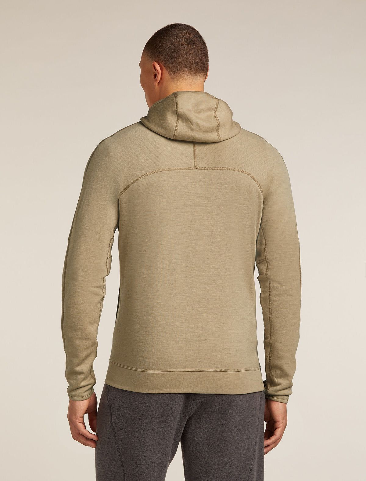 Men's Merino 360 Realfleece™ Elemental Long Sleeve Zip Hoodie Flagstone - 2