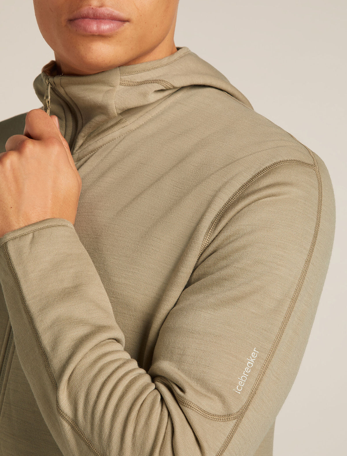 Men's Merino 360 Realfleece™ Elemental Long Sleeve Zip Hoodie Flagstone - 5