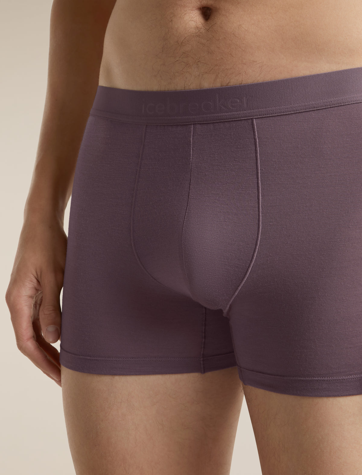 Men's Merino Blend 125 Cool-Lite™ Anatomica Boxers Grey Plum - 4