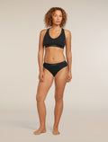 Women's Merino Blend 125 Cool-Lite™ Sprite Racerback Bra Black - 3