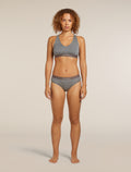 Women's Merino Blend 125 Cool-Lite™ Sprite Racerback Bra Gritstone Heather - 3
