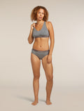 Women's Merino Blend 125 Cool-Lite™ Sprite Racerback Bra Gritstone Heather - 5