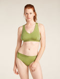 Women's Merino Blend 125 Cool-Lite™ Sprite Racerback Bra Olive - 1