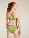 Women's Merino Blend 125 Cool-Lite™ Sprite Racerback Bra Olive - 2