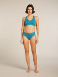 Women's Merino Blend 125 Cool-Lite™ Sprite Racerback Bra Topaz - 3