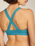 Women's Merino Blend 125 Cool-Lite™ Sprite Racerback Bra Topaz - 4