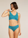 Women's Merino Blend 125 Cool-Lite™ Sprite Racerback Bra Topaz - 6