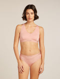 Women's Merino Blend 125 Cool-Lite™ Sprite Racerback Bra Blush - 1