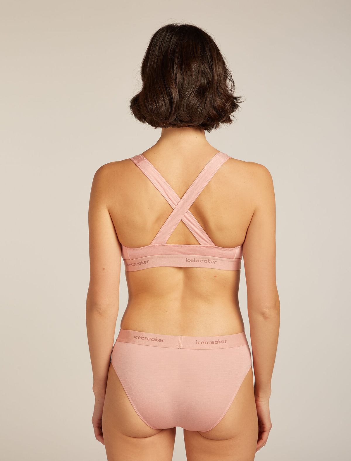 Women's Merino Blend 125 Cool-Lite™ Sprite Racerback Bra Blush - 2