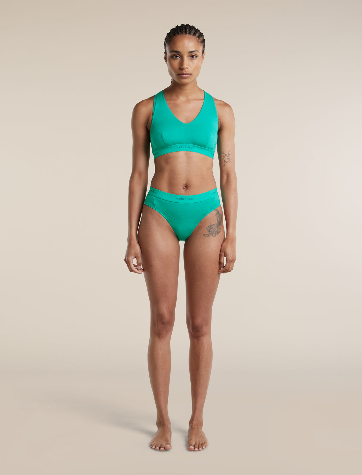 Women's Merino Blend 125 Cool-Lite™ Sprite Racerback Bra Fresh - 3