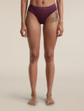 Women's Merino Blend 125 Cool-Lite™ Sprite Hipster Dark Berry - 1