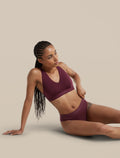 Women's Merino Blend 125 Cool-Lite™ Sprite Hipster Dark Berry - 5