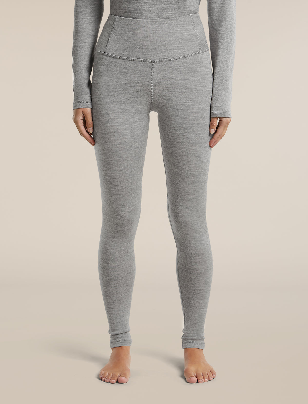 Women's Merino 260 Oasis High Rise Thermal Leggings Metro Heather - 1