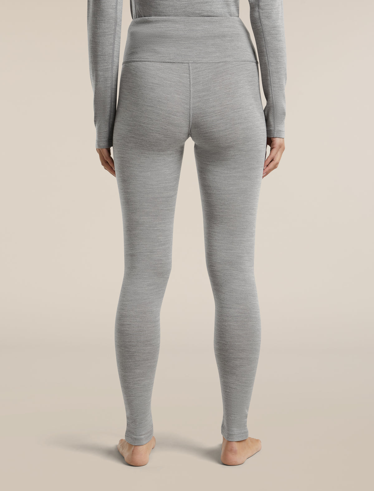 Women's Merino 260 Oasis High Rise Thermal Leggings Metro Heather - 2