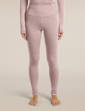 Women's Merino 260 Oasis High Rise Thermal Leggings Pink quartz - 1