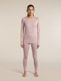 Women's Merino 260 Oasis High Rise Thermal Leggings Pink quartz - 3