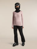 Women's Merino 260 Oasis High Rise Thermal Leggings Pink quartz - 4