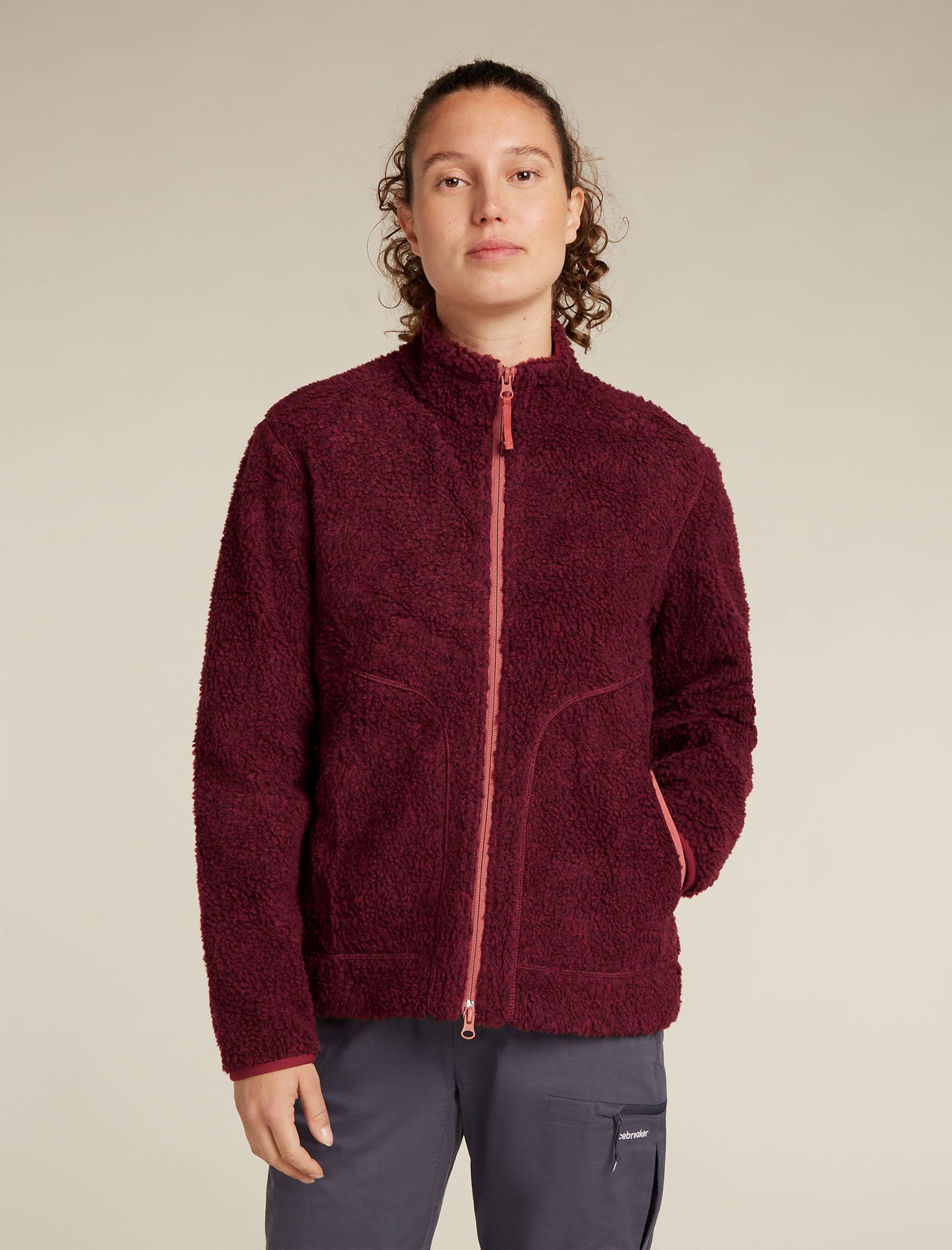 Women's Merino Blend 960 RealFleece™ High Pile Long Sleeve Zip Jacket
