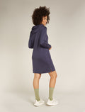 Women's Merino Blend 200 Crush Long Sleeve Dress Graphite - 4