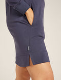 Women's Merino Blend 200 Crush Long Sleeve Dress Graphite - 5