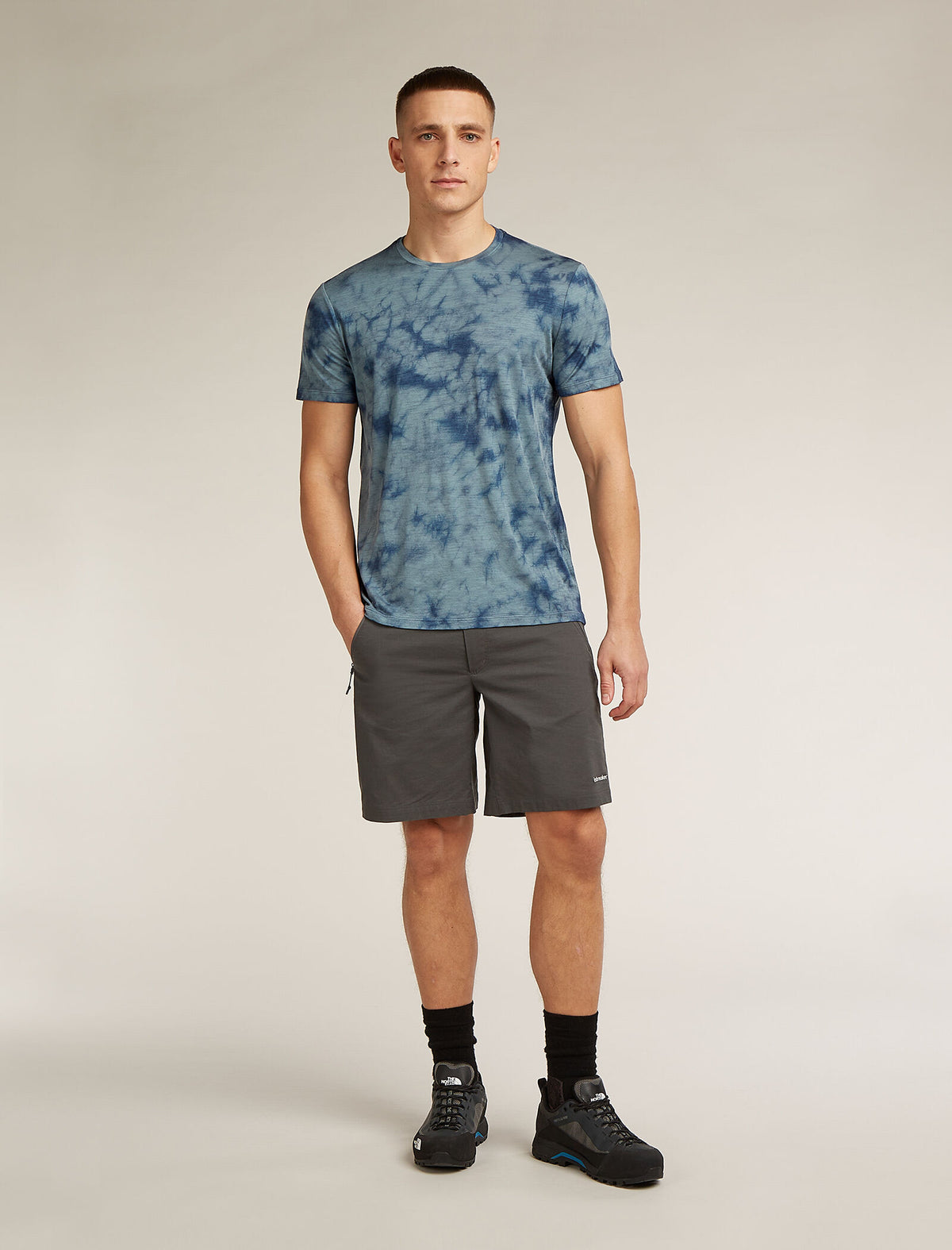 Men's Merino 150 Tech Lite Short Sleeve T-Shirt Cloud Dye  - 3