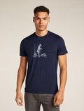 Men's Merino 150 Tech Lite Short Sleeve T-Shirt Polar Paddle Glacier - 1