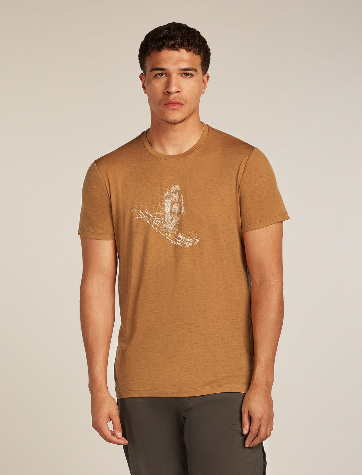 Men's Merino 150 Tech Lite Short Sleeve T-Shirt Skiing Yeti Trail - 1