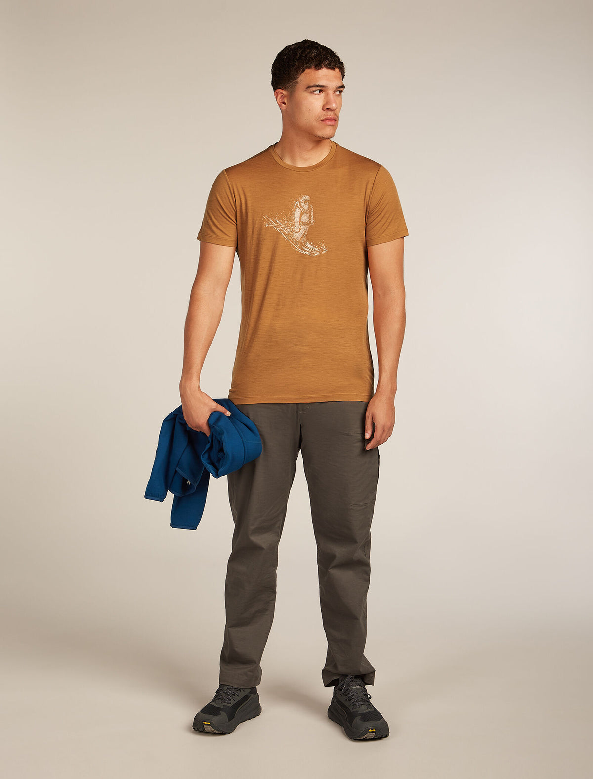 Men's Merino 150 Tech Lite Short Sleeve T-Shirt Skiing Yeti Trail - 4