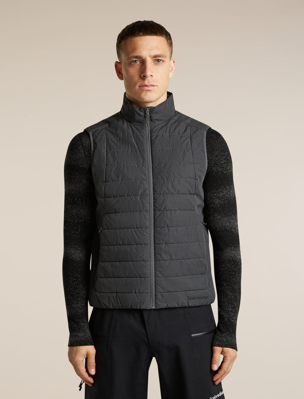 Men's 1360 MerinoLoft™ Vest Obsidian - 1