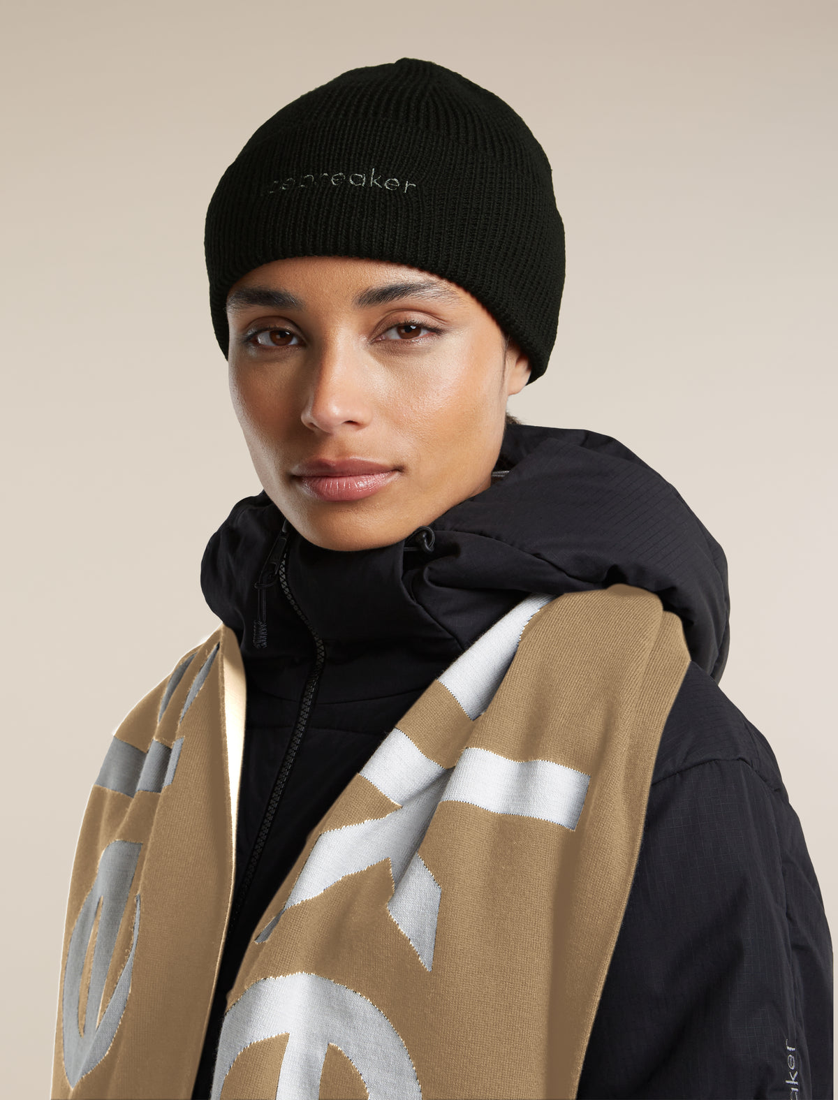 Unisex Merino All Day Toque Beanie Black - 2