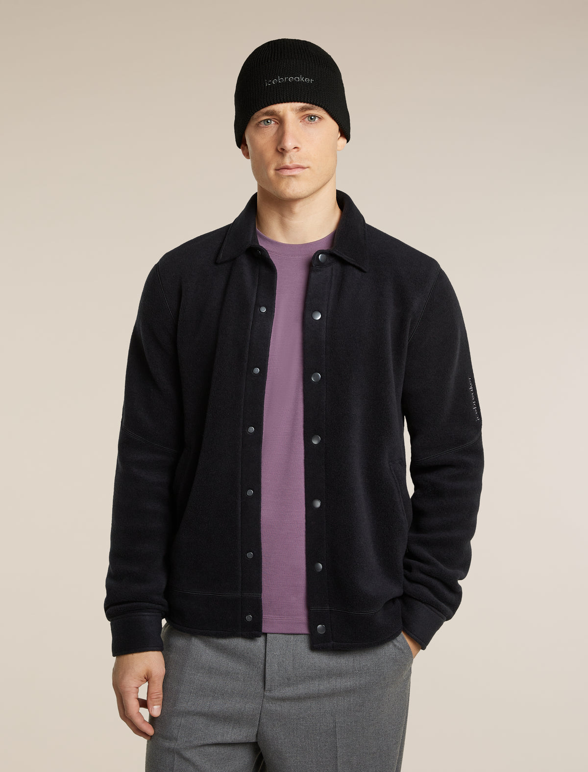 Unisex Merino All Day Toque Beanie Black - 4