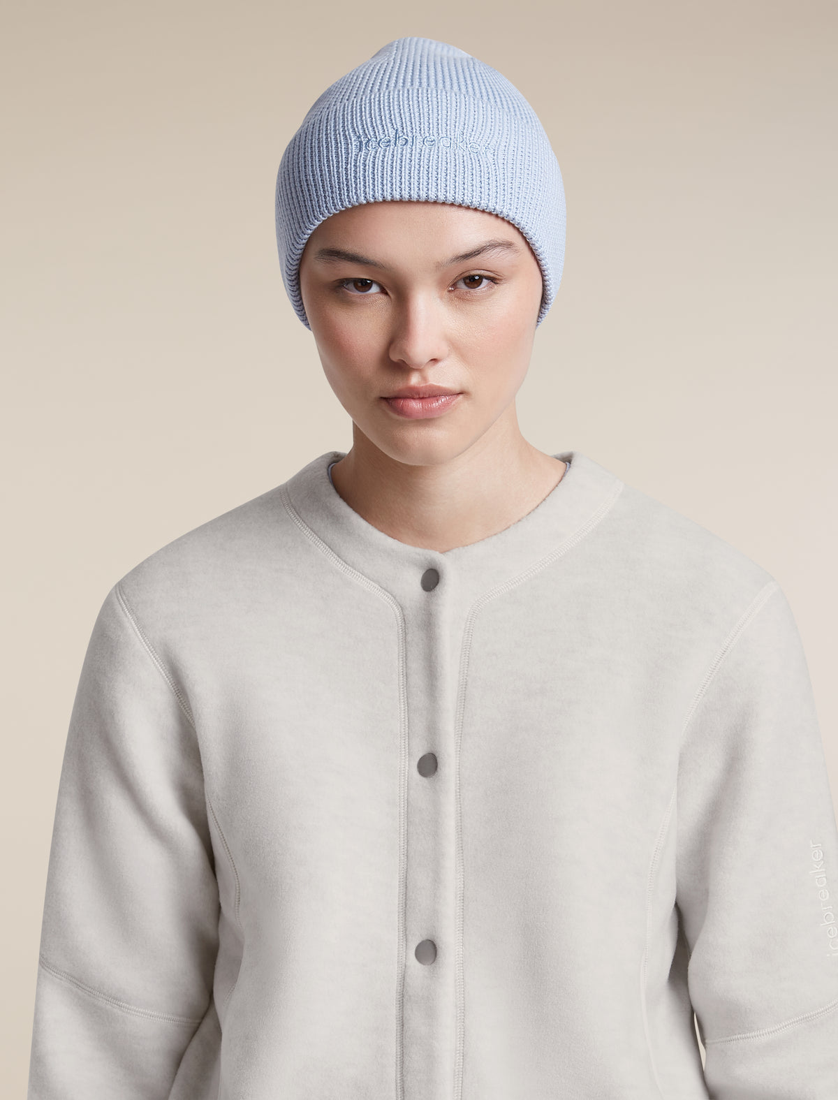 Unisex Merino All Day Toque Beanie Zinc Blue - 2