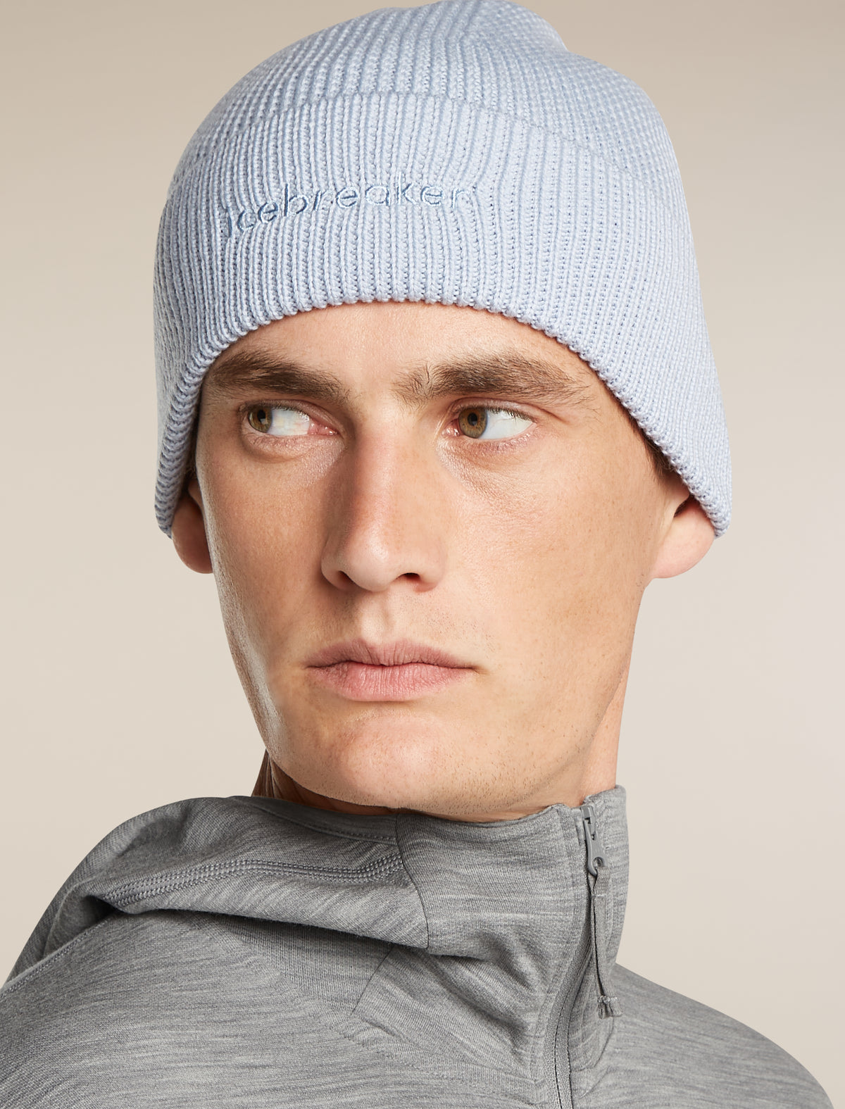 Unisex Merino All Day Toque Beanie Zinc Blue - 6