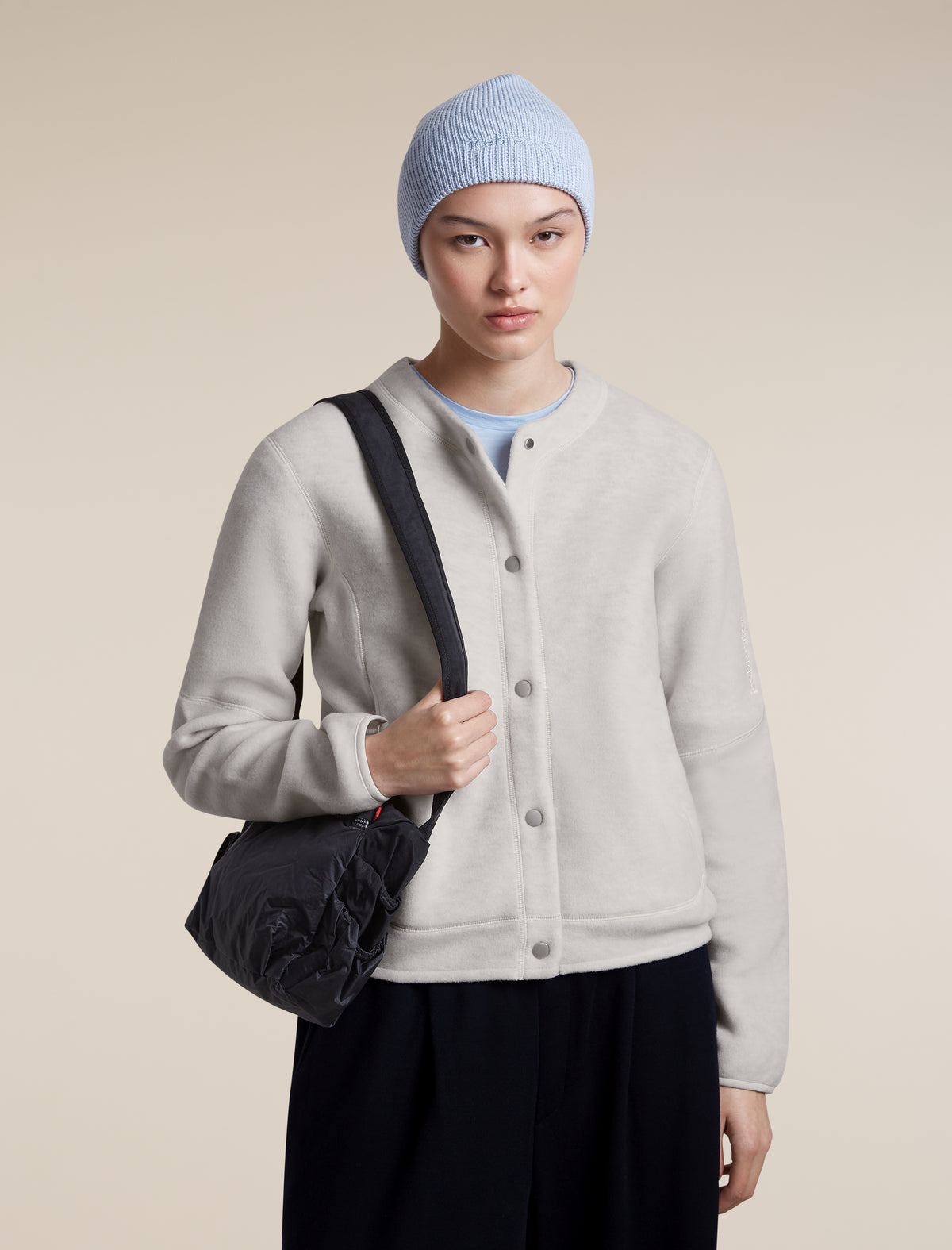 Unisex Merino All Day Toque Beanie Zinc Blue - 5