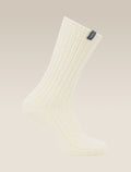 Unisex Merino Ski Lodge Crew Socks Undyed - 1
