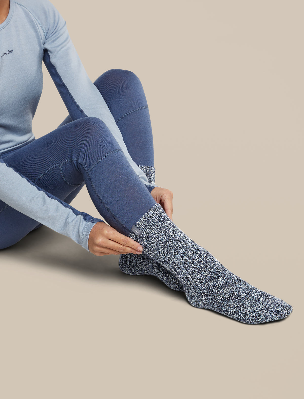 icebreaker Unisex Merino Ski Lodge Crew Socks  Men - 6