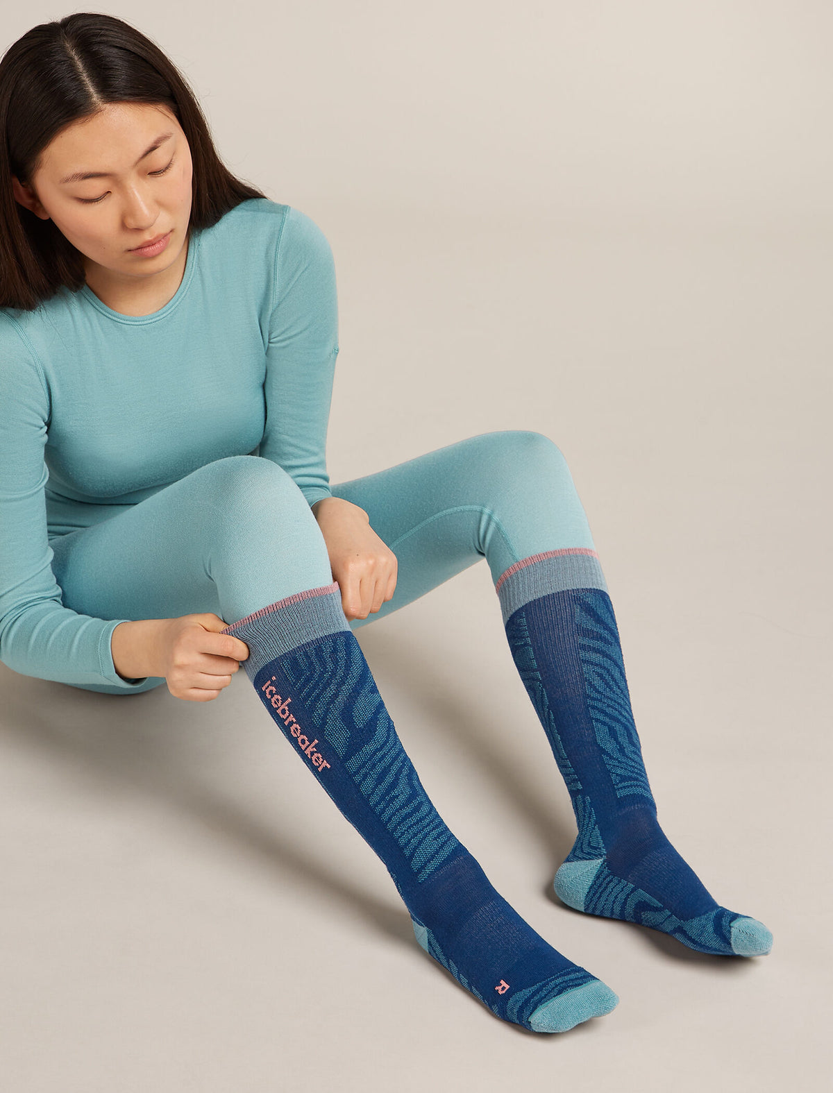 Mi-bas Ski+ Mountain Contour Femme Femme  - 2