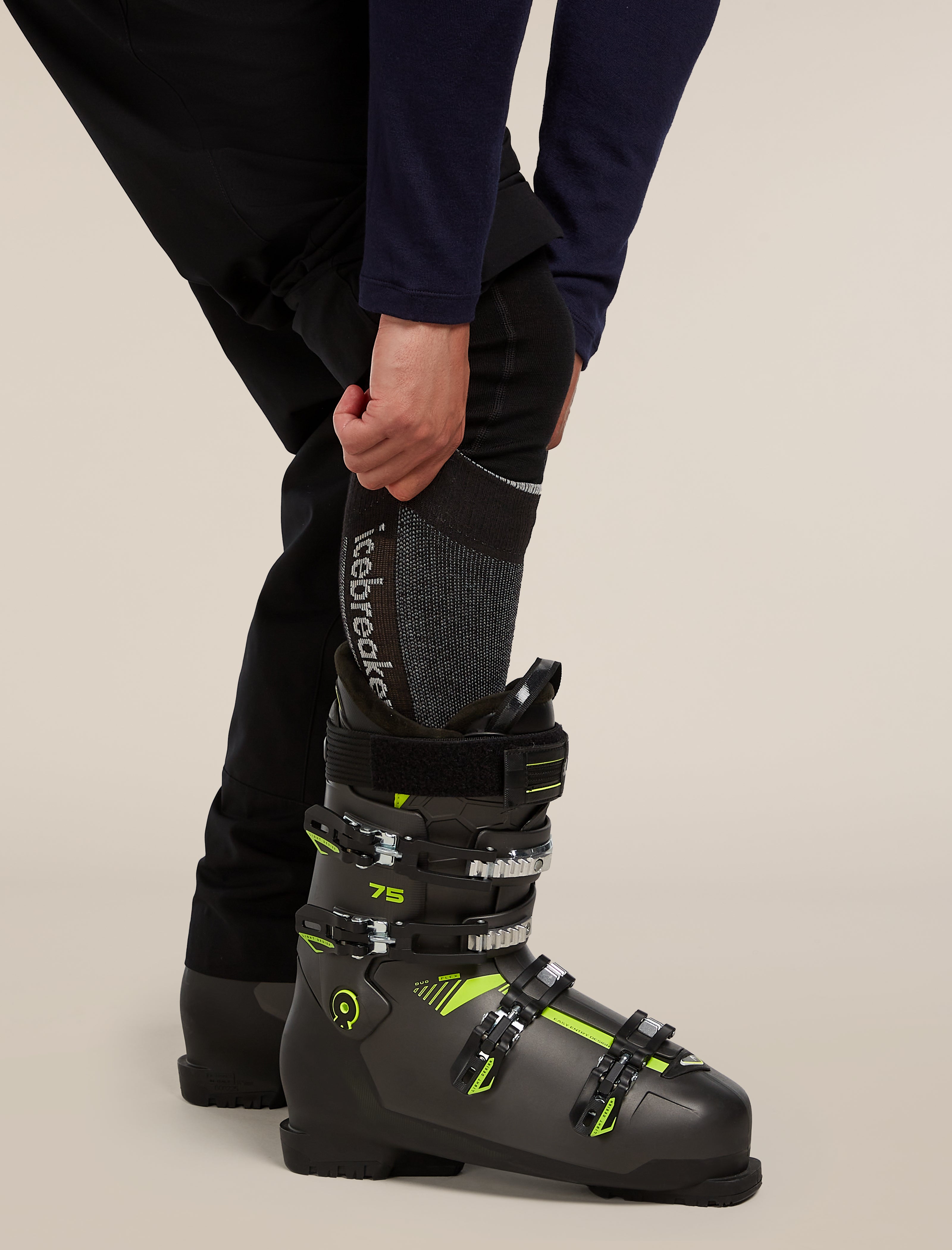 Men's Merino Ski+ Light Over The Calf Socks| icebreaker