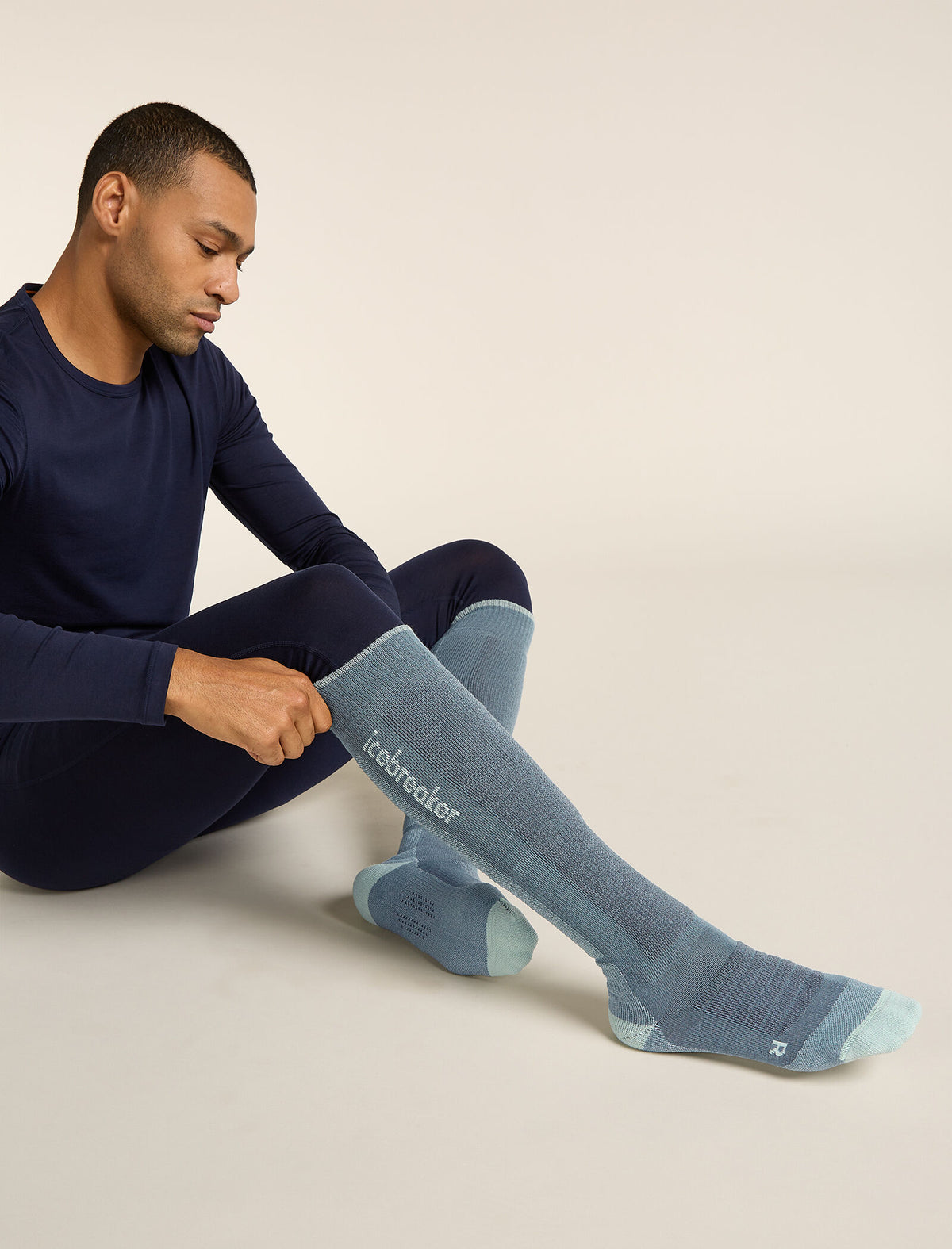 Chaussettes Ski+ Medium Over the Calf en mérinos Men's  - 2