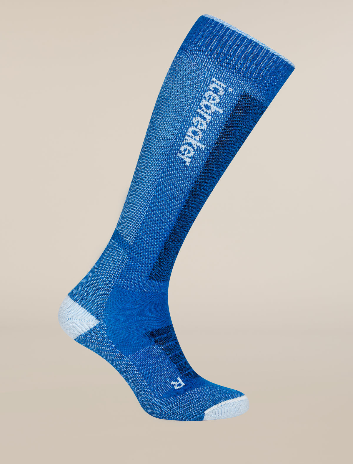 Men's Merino Blend Ski+ Medium Over The Calf Socks Lazurite/Snow - 3