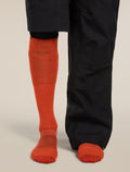 Men's Merino Ski+ Ultralight Over The Calf Socks Fervid/Agate - 3