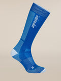 Men's Merino Blend Ski+ Ultralight Over The Calf Socks Lazurite/Snow - 3