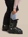 Women's Merino Blend Ski+ Medium Over The Calf Socks Mountain Contour Zinc Blue/Grey Plum/Dawn - 4