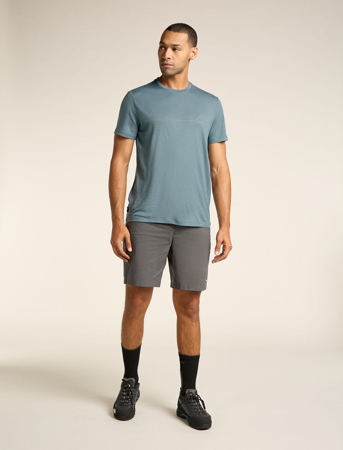 T-shirt 150 Tech Lite en mérinos, Line Camp Men's  - 3