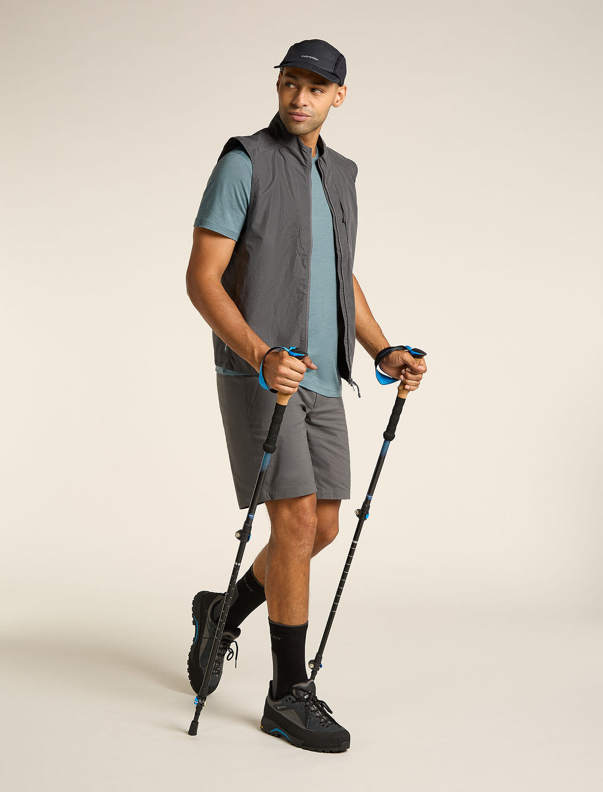 T-shirt 150 Tech Lite en mérinos, Line Camp Men's  - 4