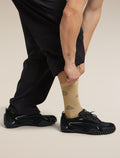 Men's Merino Lifestyle Ultralight Crew Camp Essentials Socks Cumin/Obsidian - 4